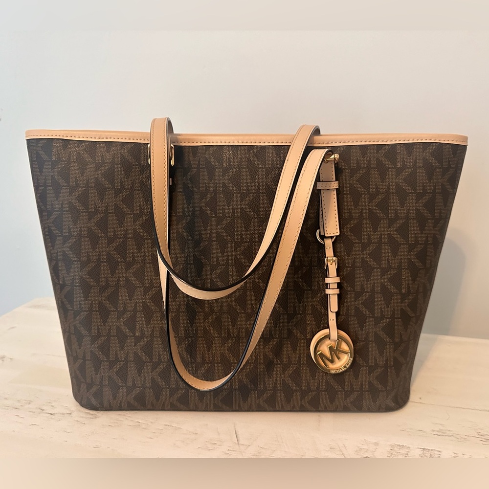 Michael Kors Brown Large Tote